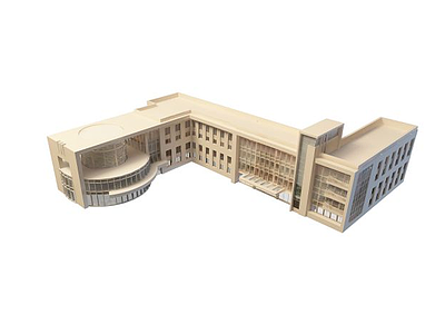 豪华办公楼模型3d模型