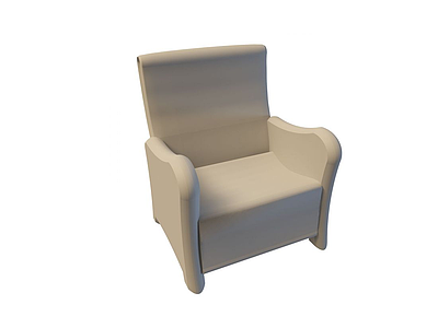 3d客厅沙发椅模型