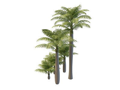 3d<font class='myIsRed'>棕榈</font>树模型