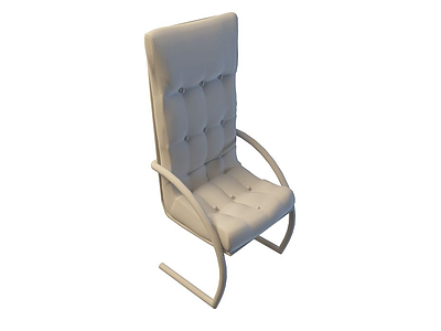 拉扣办公扶手椅模型3d模型