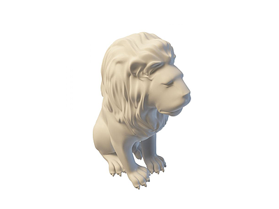 3d狮子免费模型