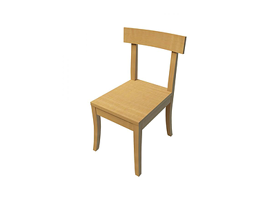 3d<font class='myIsRed'>实木餐椅</font>模型