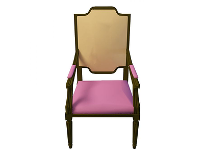 3d简约椅模型