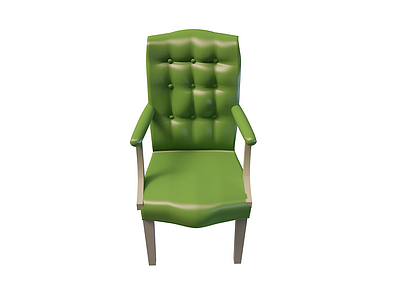 绿色椅子模型