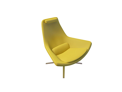黄色转椅模型3d模型