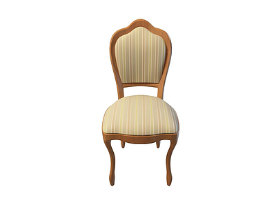 家用布艺餐椅模型3d模型