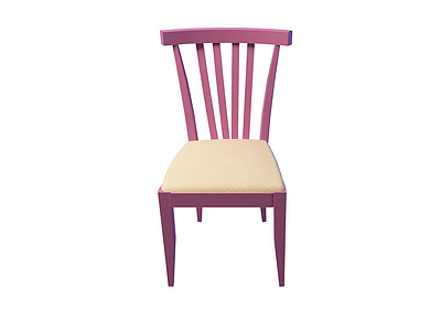 3d多彩实木椅免费模型