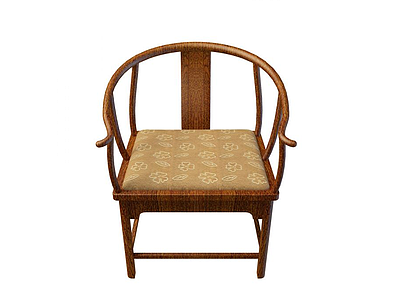 中式椅子模型3d模型