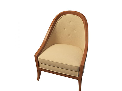 3d布艺椅子模型