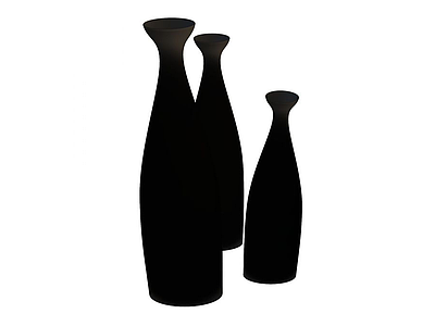 组合花瓶模型3d模型