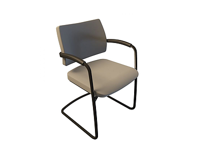 简约弓形椅模型3d模型