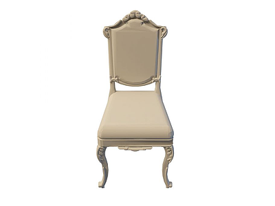 3d高档欧式椅模型