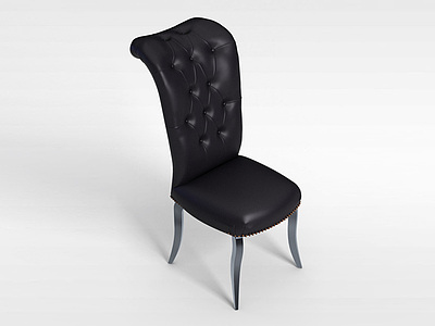 3d皮质椅子模型