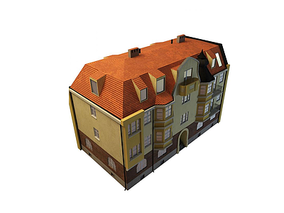 欧式住宅楼模型3d模型