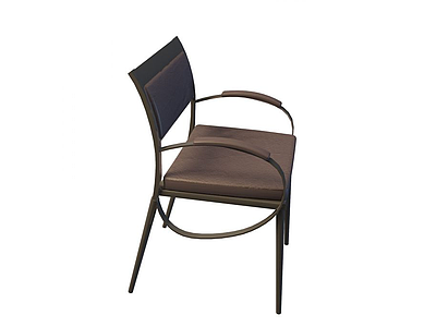 3d扶手餐椅免费模型