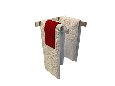 3d毛巾模型