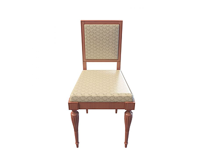 欧式古典餐椅模型3d模型