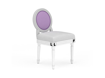 3d欧式高档餐厅椅免费模型