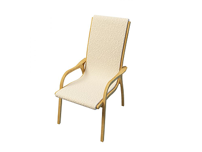 布艺扶手椅模型3d模型
