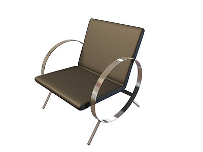 创意不锈钢椅模型3d模型