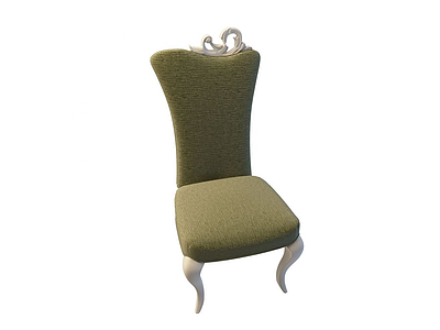 3d高档餐椅模型