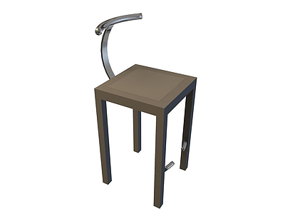 3d创意实木椅免费模型