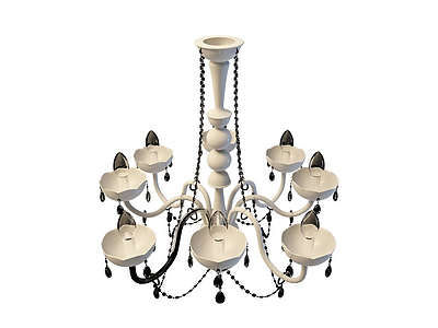教堂吊灯模型3d模型