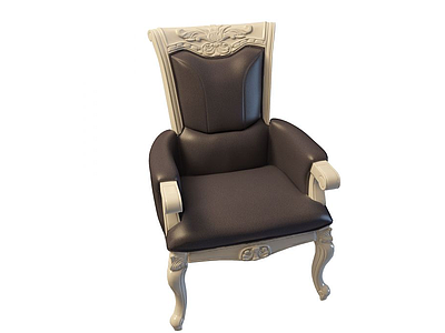 真皮沙发椅模型3d模型