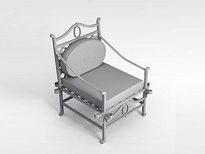 3d欧式精美沙发椅模型