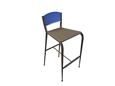铁艺吧椅模型3d模型