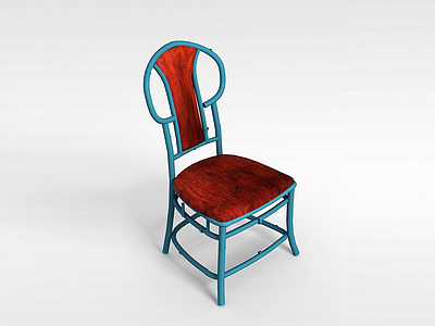 铁艺休闲椅模型3d模型