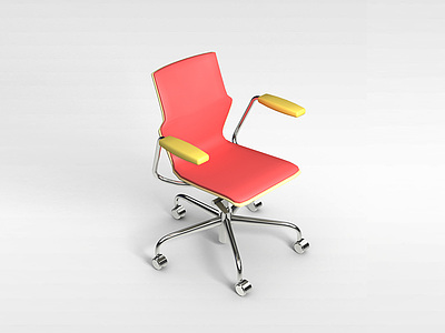 创意升降办公椅模型3d模型