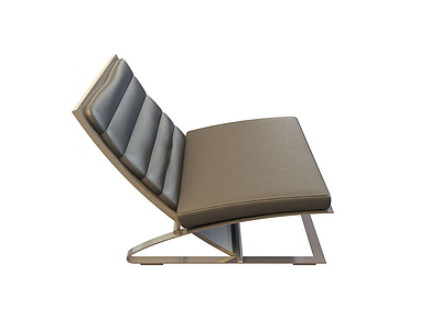3d不锈钢休闲椅免费模型