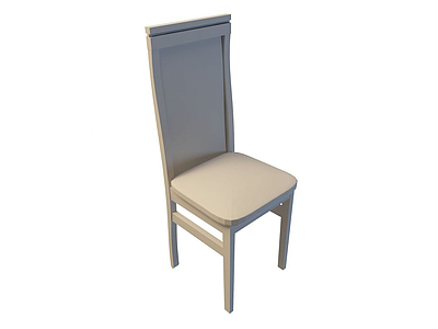 3d现代简约餐椅免费模型