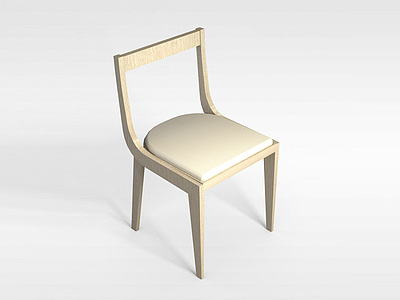 3d时尚现代椅模型