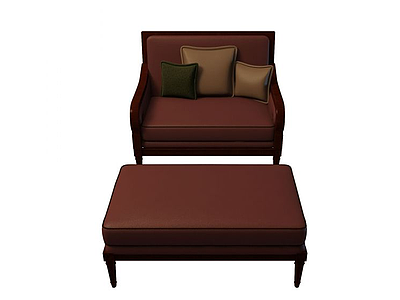 3d客厅沙发椅免费模型