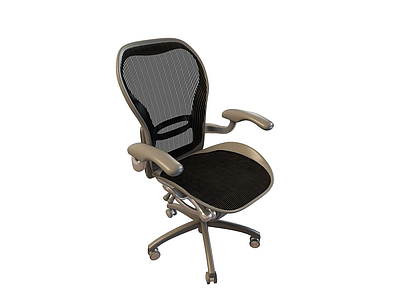 高档办公转椅模型3d模型