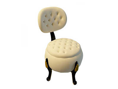 欧式休闲沙发椅模型3d模型