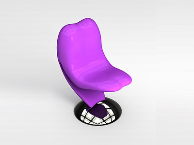 3d时尚创意卧室椅模型