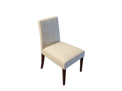 软座餐椅模型