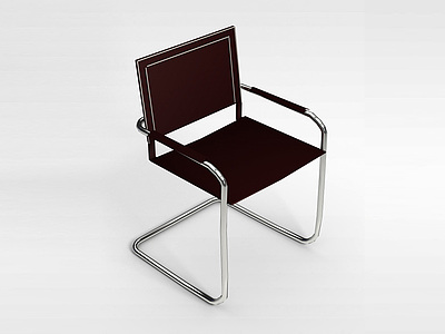 简约弓形椅模型3d模型