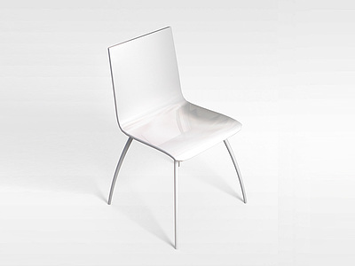 3d现代餐椅模型