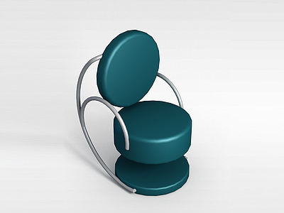3d个性圆形沙发椅模型