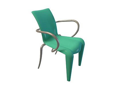 3d塑料椅免费模型