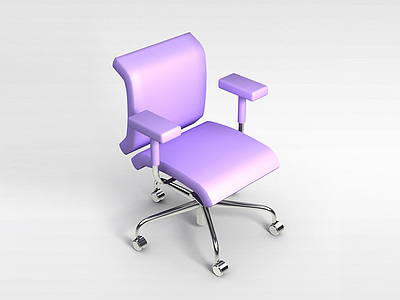 创意扶手办公椅模型3d模型