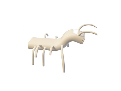 3d蜈蚣造型躺椅免费模型