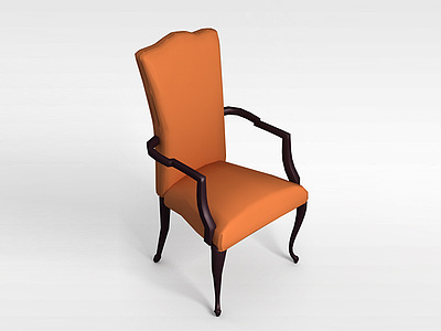 实木沙发椅模型3d模型