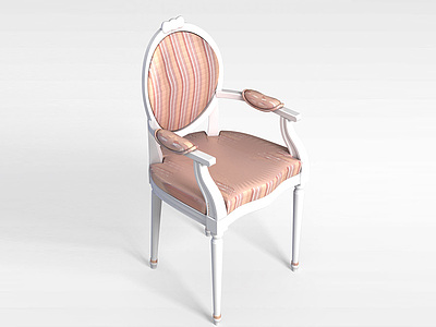 欧式扶手椅模型3d模型