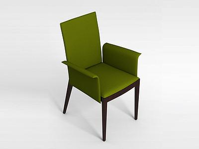 3d绿色环保椅模型