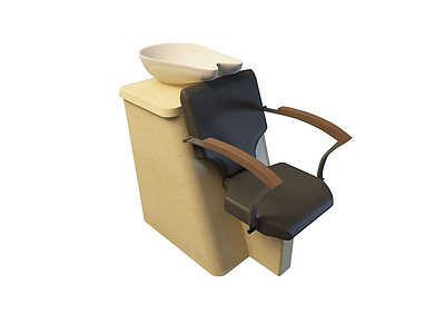 3d洗头椅模型
